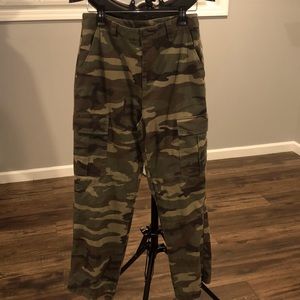 F21 Camouflage Cargo Pants